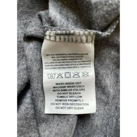 Fanatics Boston Bruins Short Sleeve Gray T Retro Font Men’s M Women’s XL NHL - Picture 5 of 5